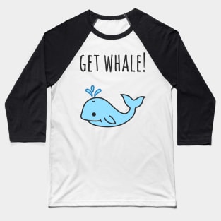 Funny Get Well Whale Pun Baseball T-Shirt